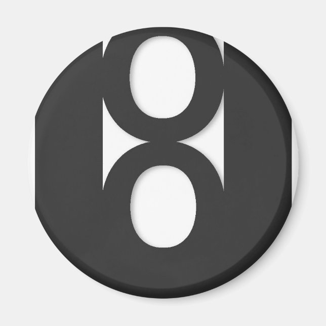 Imán con el logotipo de salida automática (Frente)