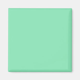 Imán con fondo verde de menta