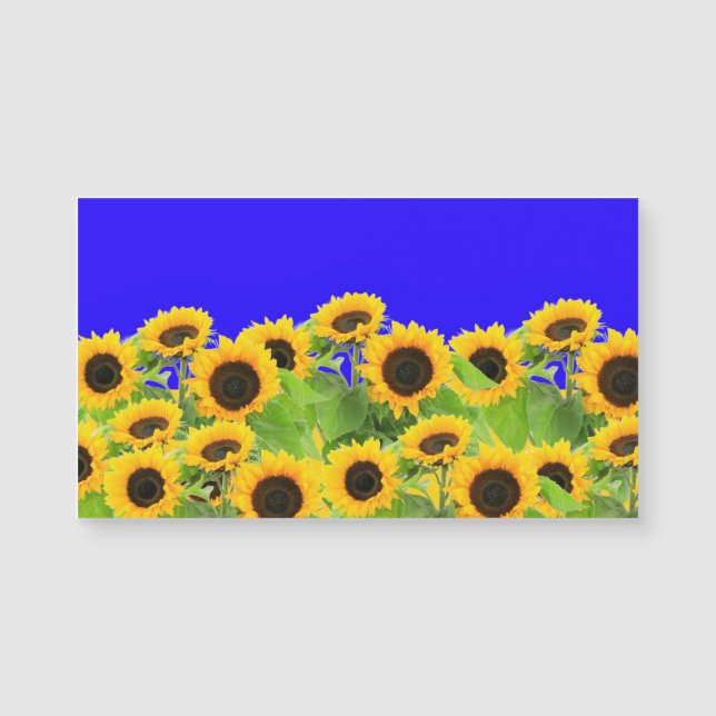 Imán con Girasoles (Anverso)