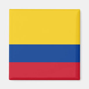 Imán con la bandera de Colombia