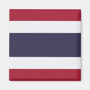 Imán con la bandera de Tailandia