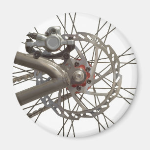 Imán con la rueda de la parte posterior de la