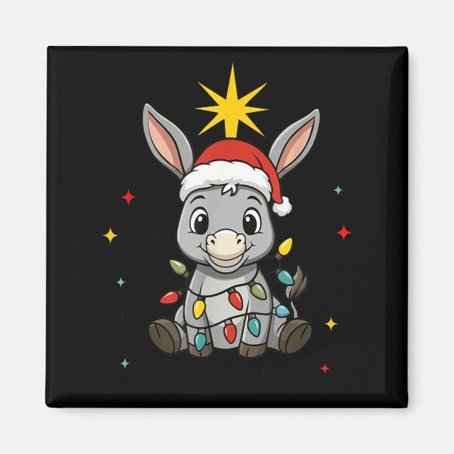 Imán Con Mi Burrito Sabanero Mexican Tuki Tuki Latino X (Frente)