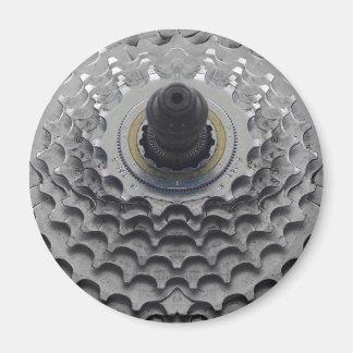 Imán con piñón de bicicleta