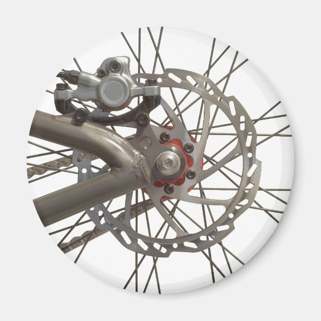 Imán con rueda trasera de bicicleta (Frente)