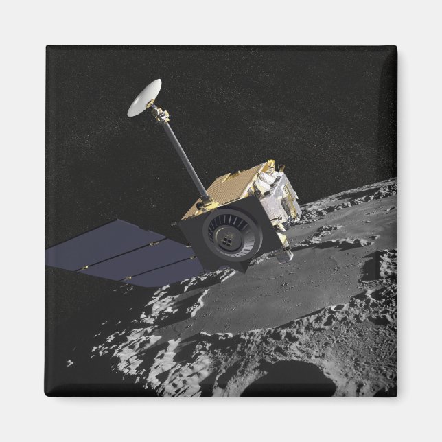 Imán Concepto artístico del orbi de reconocimiento luna (Frente)