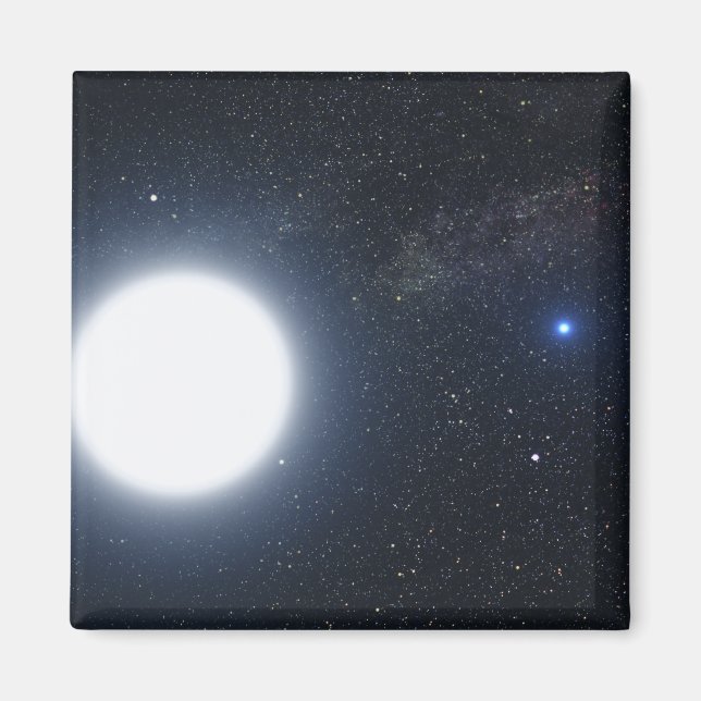 Imán Concepto de artista que muestra el sistema de estr (Frente)