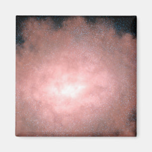 Imán Concepto qué de una galaxia polvorienta y