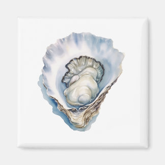 Imán Concha de ostra acuarela
