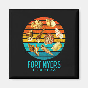 Imán Conchas marinas de novedad de Fort Myers Florida 