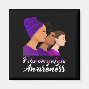 Imán Conciencia Apoyo a las mujeres moradas 1