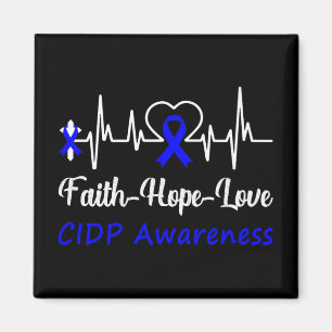 Imán Conciencia Cidp Heartbeat Cruz Cristiana Fe Hop