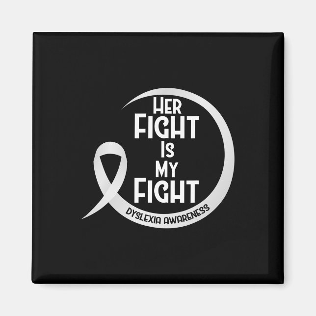 Imán Conciencia Cinta Plata Su Lucha Es Mi Lucha (Frente)