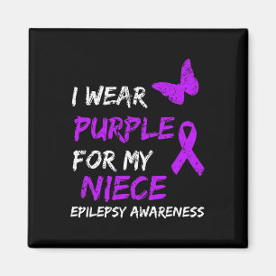 Imán Conciencia De Epilepsia Que Llevo Púrpura Para Mi