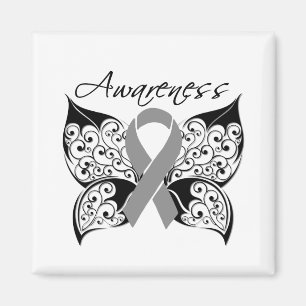 Imán Conciencia de la mariposa del tatuaje - cáncer de
