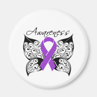 Imán Conciencia de la mariposa del tatuaje - enfermedad