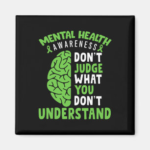 Imán Conciencia de Salud Mental No Juzgues Lo Que No