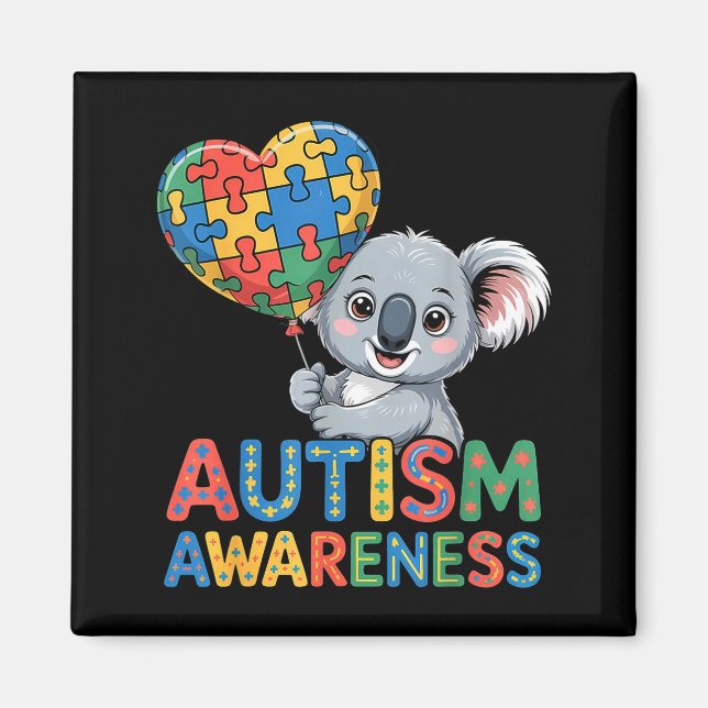 Imán Conciencia del autismo  (Frente)