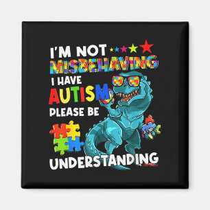 Imán Conciencia del autismo No me estoy portando mal, t