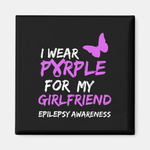 Imán Conciencia Epilepsia Que Llevo Púrpura Para Mi Nov