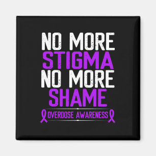 Imán Conciencia No Más Estigma Vergüenza Cinta Púrpura