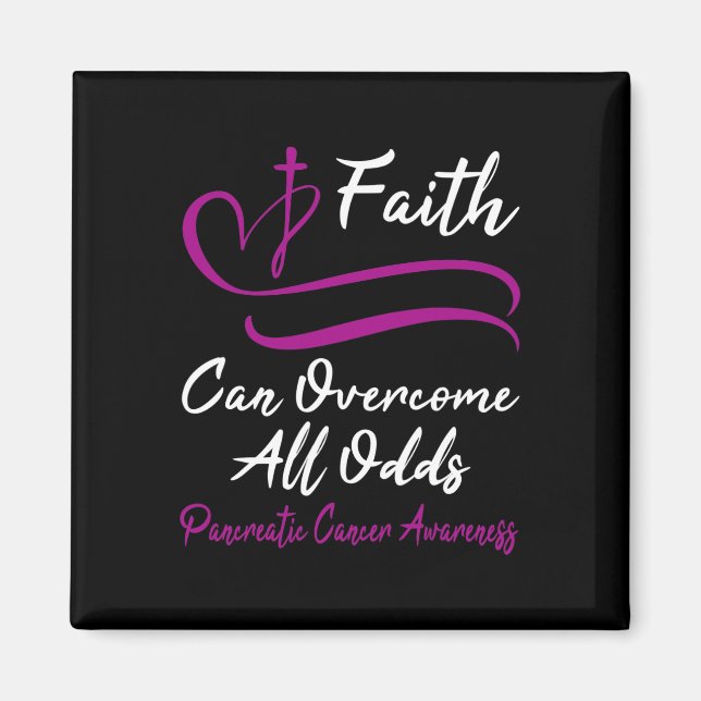 Imán Conciencia pancreática sobre el cáncer Cinta púrpu (Frente)