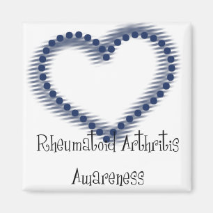 Imán Conciencia punteada azul de la artritis reumatoide