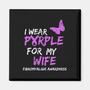 Imán Conciencia Que Uso Púrpura Para Mi Mujer