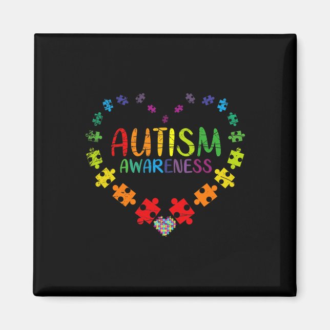 Imán Conciencia sobre el autismo (Frente)