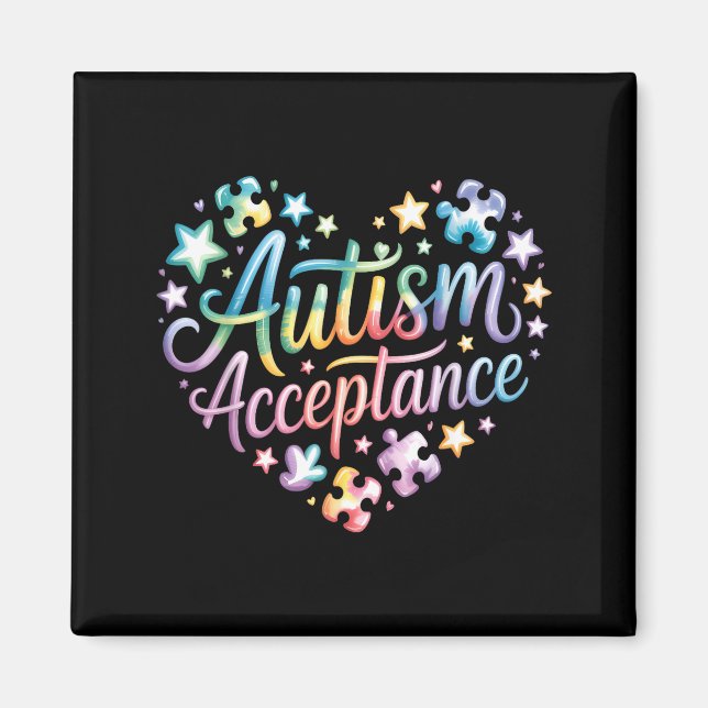Imán Conciencia sobre el autismo (Frente)