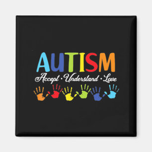 Imán Conciencia sobre el autismo aceptar entender el au