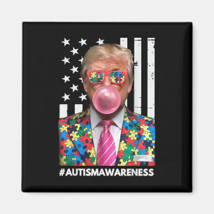 Imán Conciencia sobre el autismo de Trump por el autism