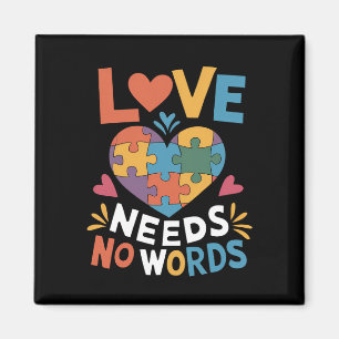 Imán Conciencia sobre el Autismo El Amor No Necesita Pa