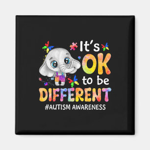 Imán Conciencia sobre el autismo Es bueno ser un elefan