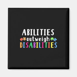 Imán Conciencia sobre el autismo - Las habilidades supe