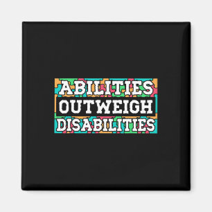 Imán Conciencia sobre el autismo - Las habilidades supe