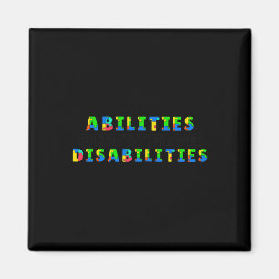 Imán Conciencia sobre el autismo - Las habilidades supe