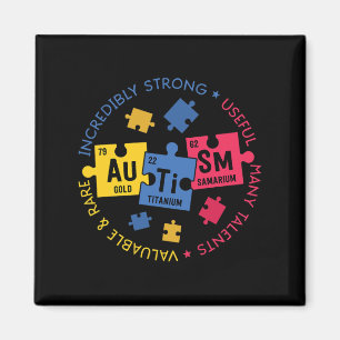 Imán Conciencia sobre el autismo Maestra de Ciencia del
