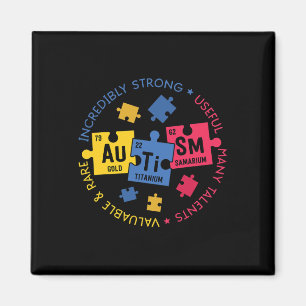 Imán Conciencia sobre el autismo Maestra de ciencia del
