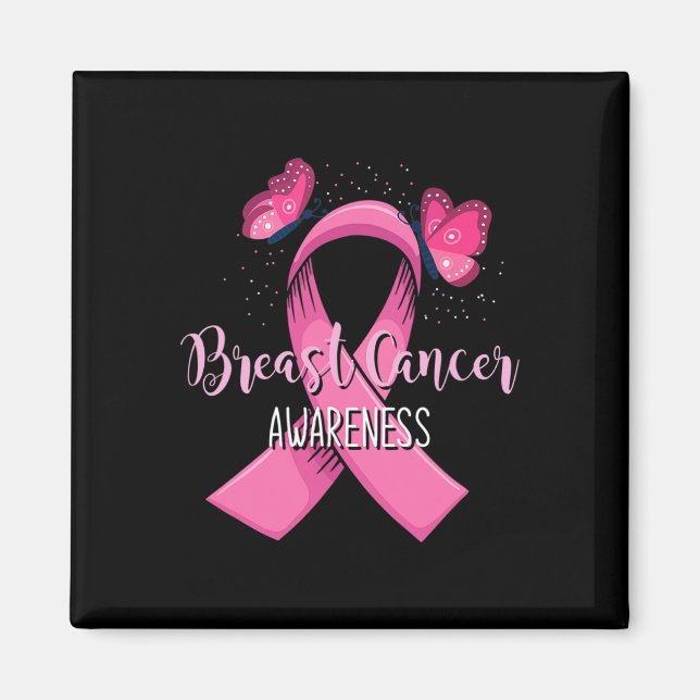 Imán Conciencia sobre el cáncer de mama (Frente)