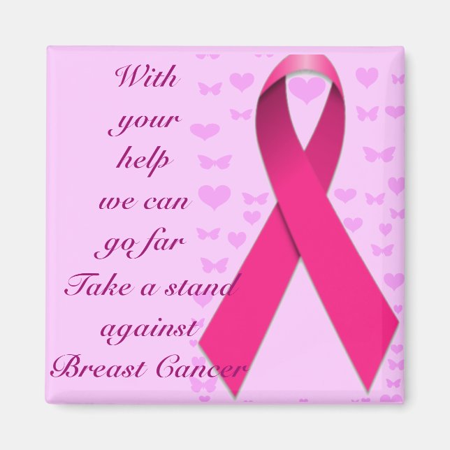 Imán Conciencia sobre el cáncer de mama_ (Frente)