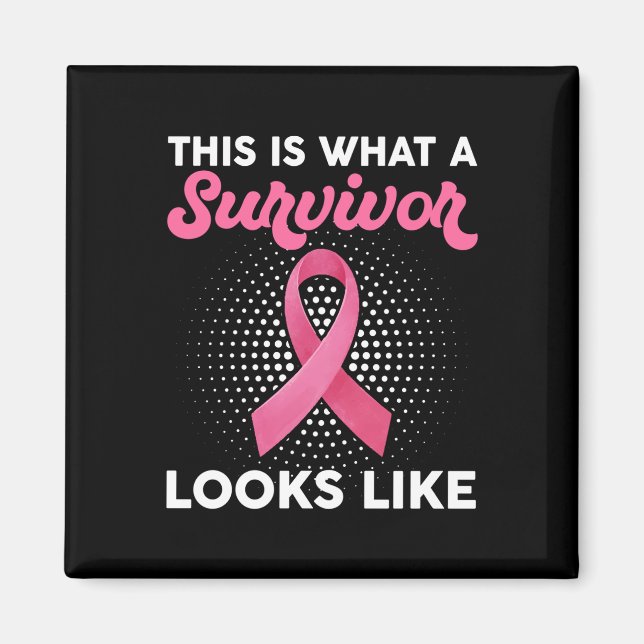 Imán Conciencia sobre el cáncer de mama Cómo se ve una  (Frente)