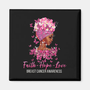Imán Conciencia sobre el cáncer de mama Fe Esperanza Am