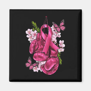 Imán Conciencia sobre el cáncer de mama Guantes de boxe