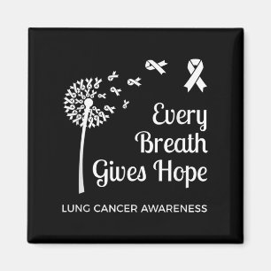 Imán Conciencia sobre el cáncer de pulmón Esperanza Res