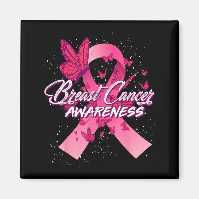 Imán Conciencia sobre el cáncer de seno (Frente)