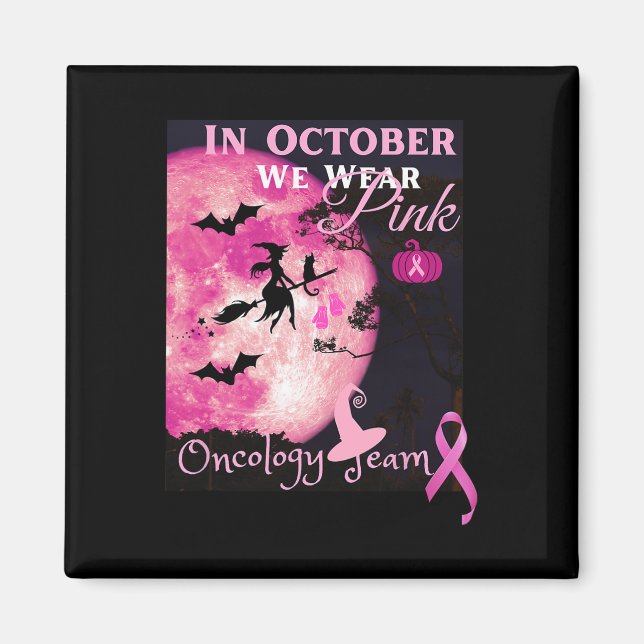 Imán Conciencia sobre el cáncer. En Octubre Usamos Rosa (Frente)