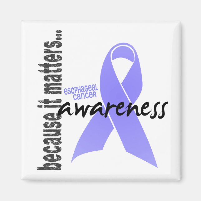 Imán Conciencia sobre el cáncer esofágico (Frente)
