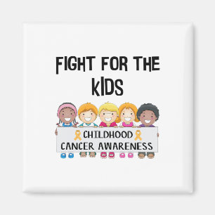 Imán Conciencia sobre el Cáncer Infantil Adorable Lucha