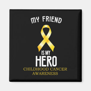 Imán Conciencia sobre el cáncer infantil Mi amigo es mi